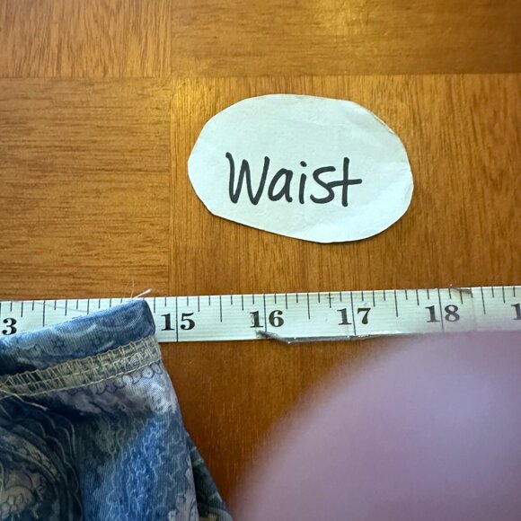 Vintage Y2K Sweet Lily Reversible Paisley Print Skirt Lettuce hem - Picture 4 of 5